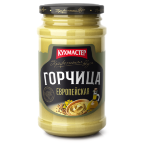 Горчица Европейская 140гр Кухмастер