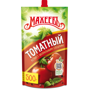 кетчуп Махеев томатный 500г