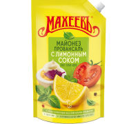 Майонез Махеев с Лимонным соком 400 г му