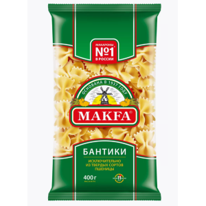 Макароны Бантики 400г