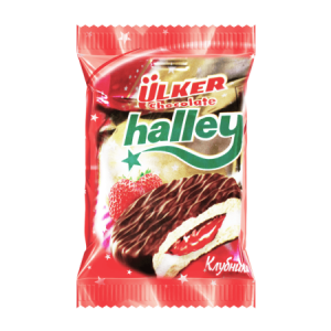 Halley  Sandwish 30гр клубника однушка