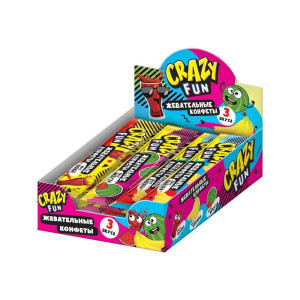 жеват конфеты  Crazy Fun 10г