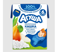 Каша молоч рис ябл груш .200мл.Агуша