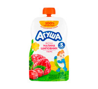Агуша Яблоко малина шиповник пюре 90г.