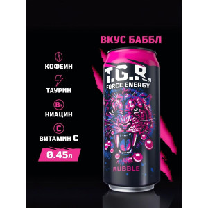 Энергетик Тигр Бабл 0.45л
