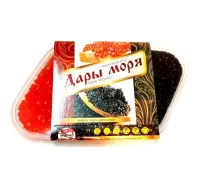 Икра красн/черн. Дары Моря 200 г. двойная пэт