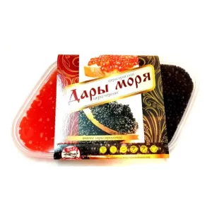 Икра красн/черн. Дары Моря 200 г. двойная пэт