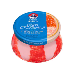 икра лососевая с кремом