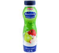 Alpenland питьевой 290 гр яблоко груша 1.2пр