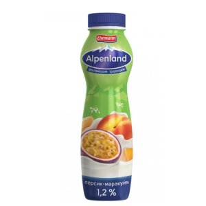 Alpenland питьевой 290 гр персик маракуйя 1.2пр
