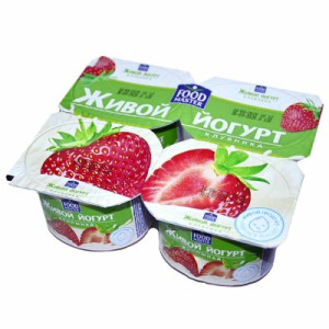 Йогурт 1,5проц 110 гр Клубника