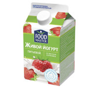 Йогурт питьевой клубника 0.5л