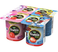 Йогурт "Fruttis kids" с клубниковй 110гр.