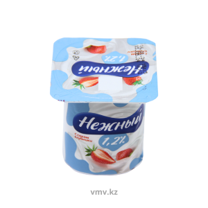 Йогурт "Нежный" клубника 100гр