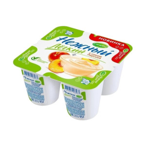 Йогурт Campina Нежный Лайт Персик 95 гр
