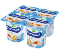 Йогурт "Нежный" персик  100гр