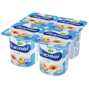 Йогурт "Нежный" персик  100гр