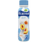 Йогурт питьевой "Нежный" со вкусом персика