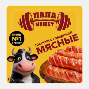МЯСНЫЕ С ГОВЯДИНОЙ ПМ сос по мгс 0.400гр