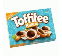 Конфеты Toffifee кокос с нугой и лесным орехом 125 г