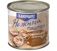 паштет "Главпродукт"из гов. печени 240г
