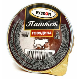 ПАШТЕТ ГОВЯДИНА 100 ГР