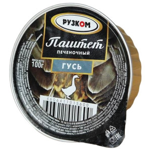 ПАШТЕТ ГУСЬ (РУЗКОМ) 100г