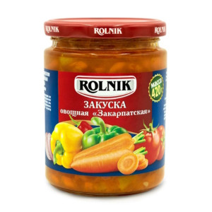 ROLNIK Закуска овощная Закарпацкая  420 гр стб