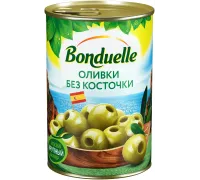 Бондюель Оливки без косточки 314г 
