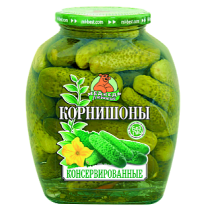КОРНИШОНЫ МЕД. ЛЮБ 720 МЛ