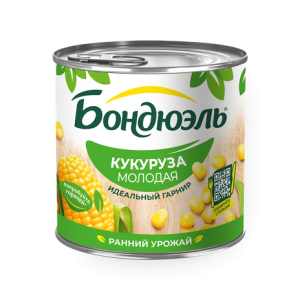 Кукуруза молодая Бондюэль 340гр.