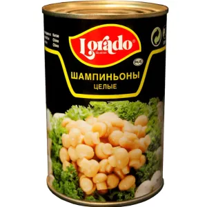 Грибы шамп. Lorado целые 314 мл(24)