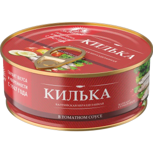 Килька балтийская  в томатном соусе За Родину 230г