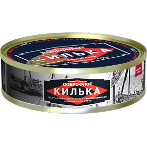 Килька балт.обжаренная доброфлот 240г