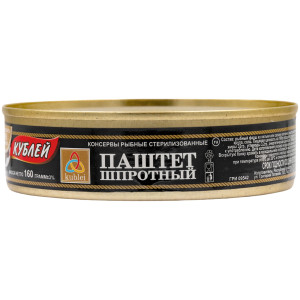 КУБЛЕЙ паштет шпротный 160г