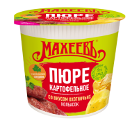 Карт.пюре Махеев охотничьи колбаски 40Г