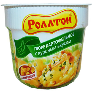 Картофельное пюре Rollton c куриным вкусом 40 гр