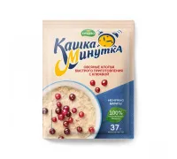 каша минутка сливки с клюквой