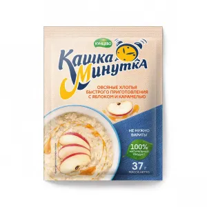 Каша минутка яблоко карамель