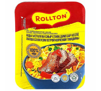 Лапша Роллтон Со вкусом острой копч.говядины 60 гр
