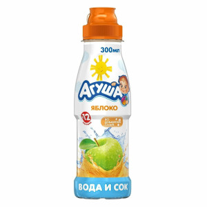Пепсико Вода с соком Агуша Яблоко 300мл