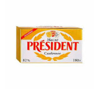 МАСЛО ПРЕЗИДЕНТ СЛИВОЧН. 180 Г