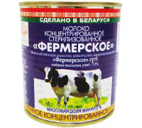 Молоко концен.Фермерское 7.2проц.300гр.
