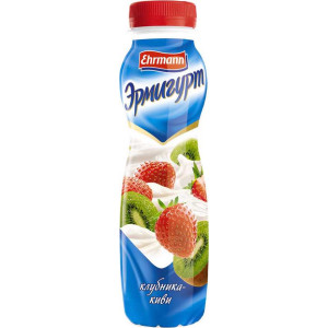Напиток Эрмигурт пит. 1,2 проц  290 гр. Клубника-Киви