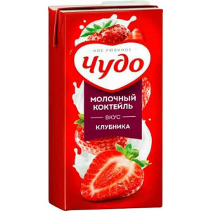 КОКТЕЙЛЬ ЧУДО КЛУБНИКА 1л