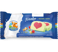 Мороженое Пломбир фисташка-малина КизК 200 г