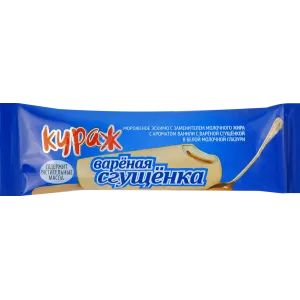 Мороженое Кураж вафельная крошка,сгущенка 65 г Новосиб обл