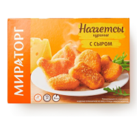 Наггетсы куриные с сыром 300г Мираторг