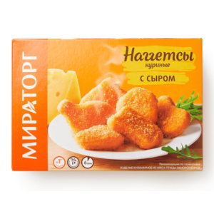 Наггетсы куриные с сыром 300г Мираторг