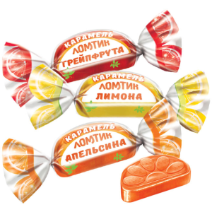 карамель ломтик фруктовый